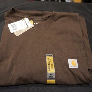 Carhartt Men's K87 Workwear T-Shirt - Dark Brown